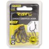 BlackCat Black Cat #2/0 Ghost Gripper Hook DG DG coating 5 pcs