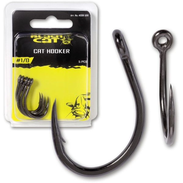 BlackCat Black Cat #2/0 Cat Hooker DG DG coating 5 pcs