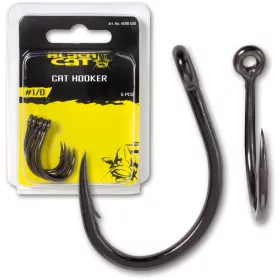 Black Cat Cat Hooker Dg Dg Coating #3/0 5Pcs/Pack