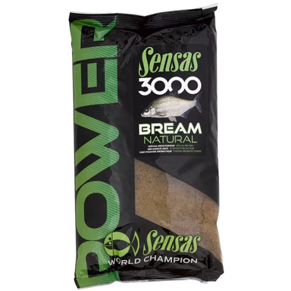 Sensas 3000 Power Bream Natural Groundbait 1kg