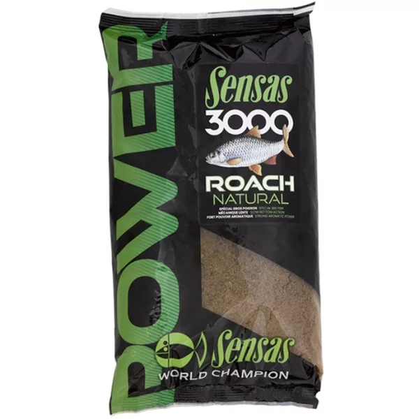 Sensas 3000 Power Roach Natural Groundbait 1kg