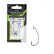 Wizard Wide Gap Worm Eyed Barbed 5/0 Spinning-offset Hook