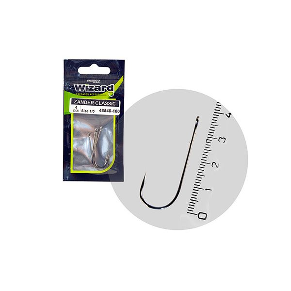 Hook Wizard Zander Classic Pro 2/0 4Pcs/Bag