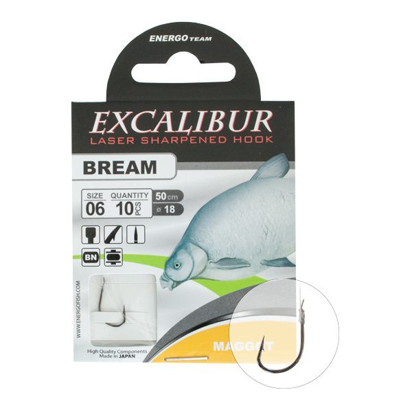 Excalibur Knitted Horog Bream Maggot, Bn No.6