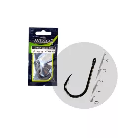 Wizard Catfish Worm Pro Brazed Eyed Barbed 3/0 Catfish Hook