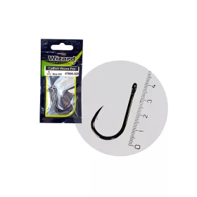 Wizard Catfish Worm Pro Brazed Eyed Barbed 4/0 Catfish Hook