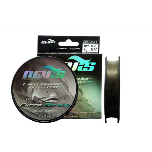 Nevis Carp Feeder 150m 0.18mm Monofilament main line-Green