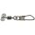 Sensas Bead Link Swivel PTFE 18 Swivel clamps 6pcs
