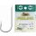 Sensas Feeling 3411 Nickel 22 Flats, Bearded Bead Hook 15pcs