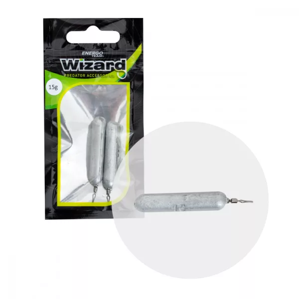 Wizard Dropshot Stick Lead 10G Go Green 2Pcs/Pack
