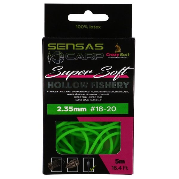 Sensas Hollow Fishery Super Soft 2,35mm 5m Hollow Tube Rubber