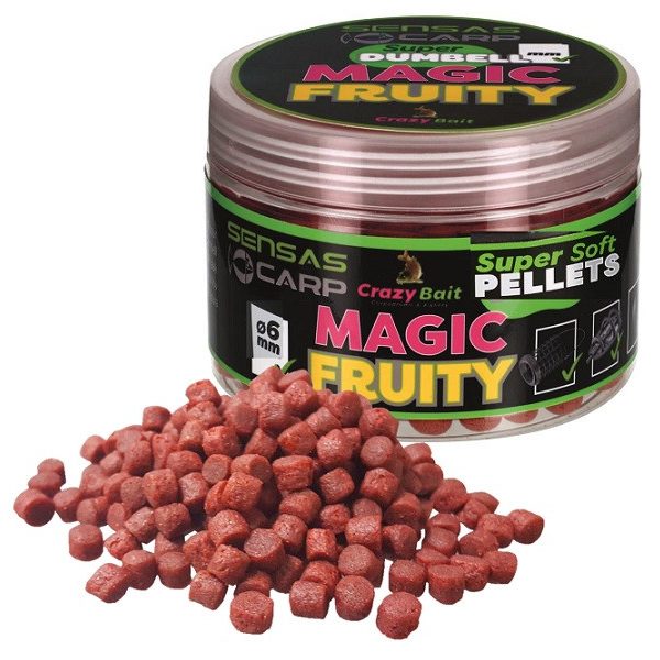 Sensas Super Soft Magic Fruity 4mm Horog pellet 60gr