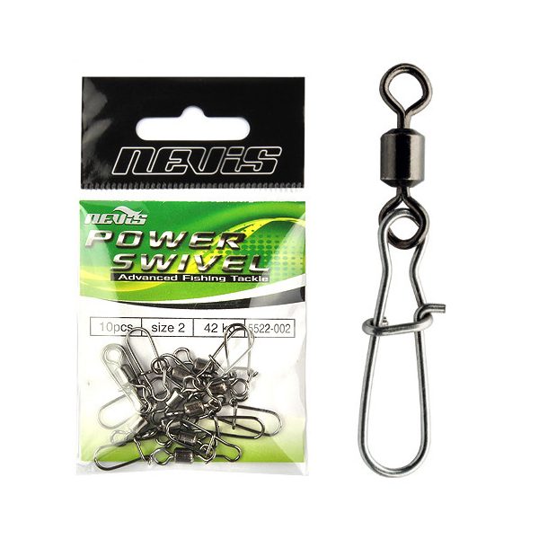 Nevis Cylindrical Swivel with Snap Size 2 10pcs