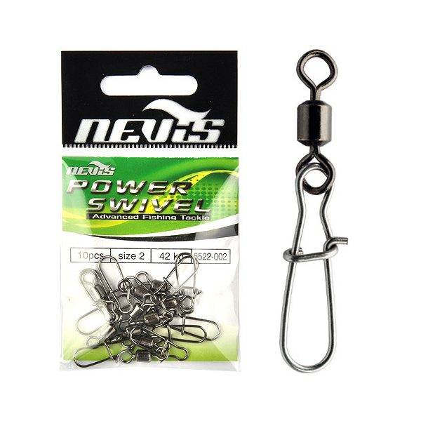 Nevis Cylindrical Swivel with Snap Size 4 10pcs