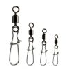 Nevis Cylindrical Swivel with Snap 8 Swivels 10pcs