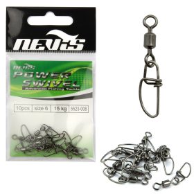 Nevis Cylindrical Swivel with Clip size 12 10 pcs