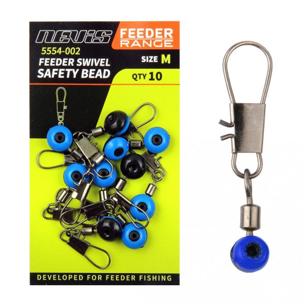 Nevis Feeder Floating Carabiner with plastic insert M 10pcs