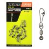Nevis Feeder Sliding Carabiner with Safety Clip M 10 pcs