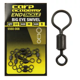 Carp Academy Large Eye Swivel size 8 10 pcs