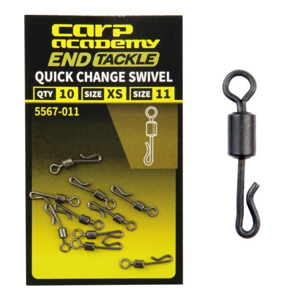 Carp Academy Carp Quick Snap with Swivel size 10 S 10pcs