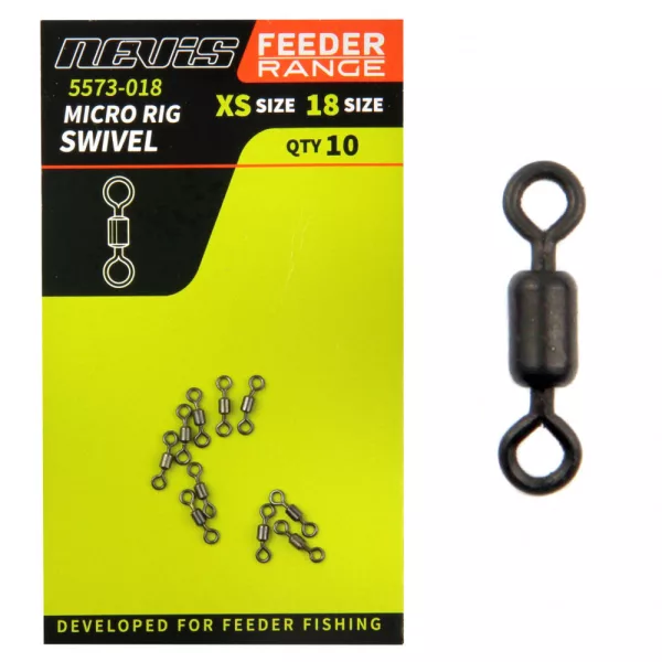 Nevis Feeder Micro Swivel Size 18 XS 10pcs