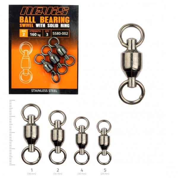 Nevis Ball Bearing Swivel size 2 3 pcs