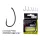 Carp Academy Teflon Hook XS-3 Black 8 10 pcs/pack Eyed Barbed Boilie hook