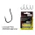 Carp Academy Teflon Hook XS-4 Black 6 10 pcs/pack Eyed Barbed Boilie hook