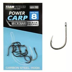   Team Feeder By Döme TF Power Carp 10 Barbed, Eyed Feeder Hook 10pcs