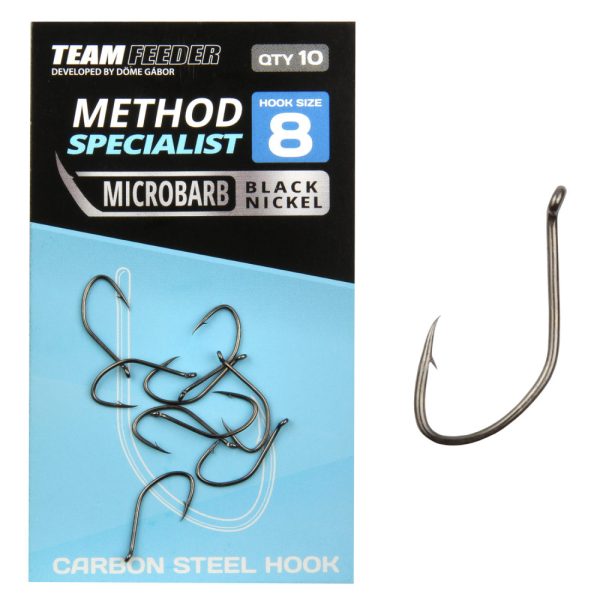 Team Feeder By Döme TF Method Special 10 Bearded, Eared Feeder Hook 10pcs