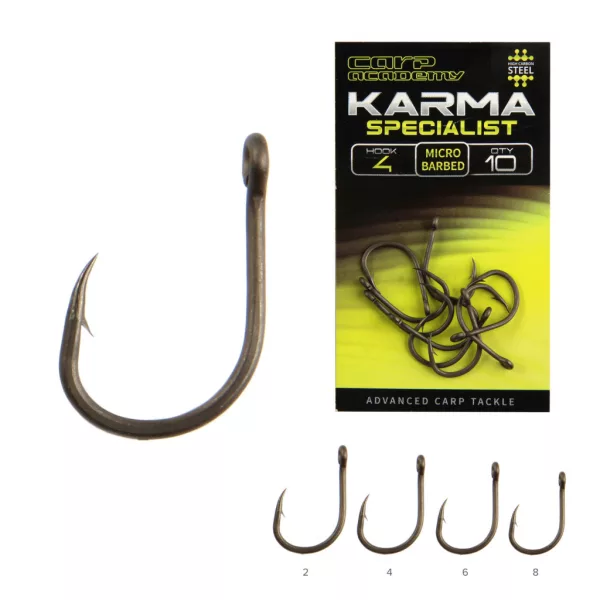Carp Academy Karma Specialist-X 6 Eyed, Barbed Hook 10pcs