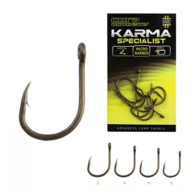 Carp Academy Karma Specialist-X 8 Eyed, Barbed Hook 10pcs