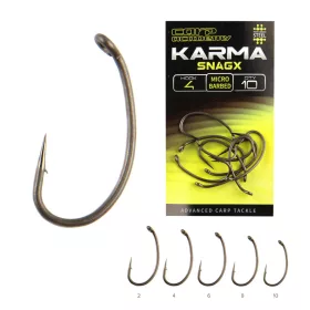 Carp Academy Karma SnagX 10 Eyed, Barbed Hook 10pcs