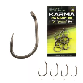   Carp Academy Karma RX Carp 4 Eyed, Barbless Boilie Hook 10pcs