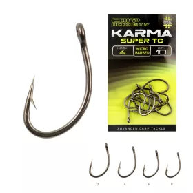 Karma Super TC 6 Eyed, Barbed Boilie Hook 10pcs