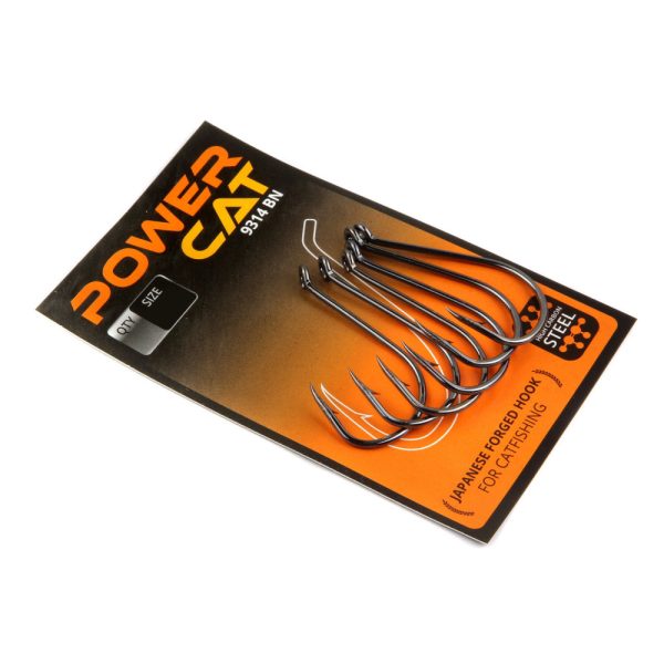 Nevis Catfishing Hook 9314 Black 10/0 5pcs/pack Ear Bearded Predator Fish Hook