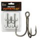 Reiva Treble Hook TR-19 Black 12 6pcs/pack Eyed Barbed Predator fish hook