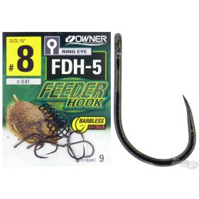 Owner FDH-5 14 Eyed, Barbless Feeder Hook 10pcs