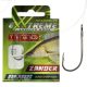 Nevis 1 Barbed, Eyed 45cm 0.22mm Monofilament Pre-tied Pike-perch Hook 6pcs