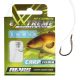 Nevis 12 Barbed, Eyed 40cm 0.18mm Monofilament Pre-tied Feeder Hook 10pcs