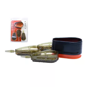   Carp Expert Drop 50+60+70gr Method Feeder Basket Set with Filler