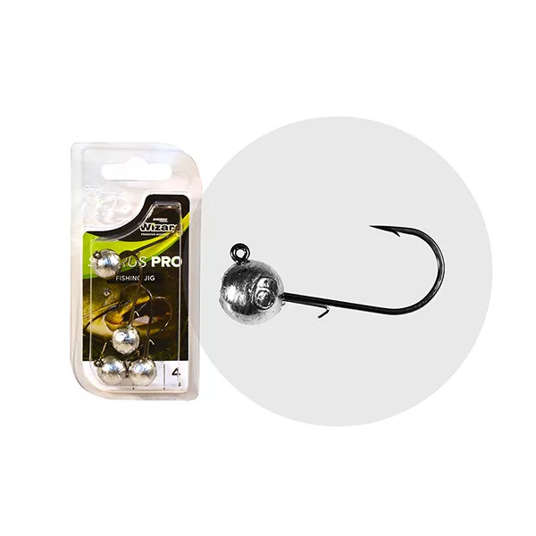 Wizard Silurus Pro 3/0 12gr Jig Head 4pcs