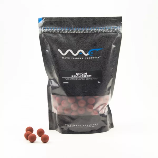 Wave Product - Origin Shelf Life Boilies 1kg-20mm - Sweet Spicy boilie