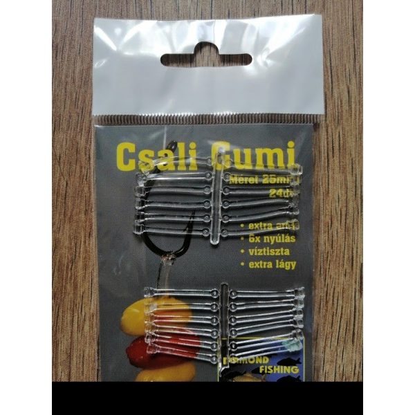 Diamond Fishing Bait Rubber - 25mm 24pcs