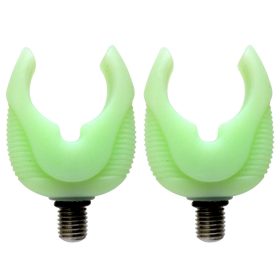   CARP ACADEMY Rubberized Rod Holder Head Fluo large 2pcs/pack Rod Holder Head