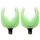 CARP ACADEMY Rubberized Rod Holder Head Fluo large 2pcs/pack Rod Holder Head