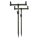 CARP ACADEMY Rod holder set 2pcs 25cm head+ 40-60cm drill handle Drill Set
