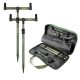 CARP ACADEMY Rod Holder Set Black Carp 2pcs 40-60cm/25cm Spigot Set