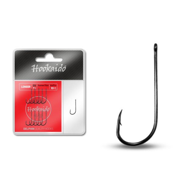 Hooks Delphin LONGER ring / 10+1pcs BN/12