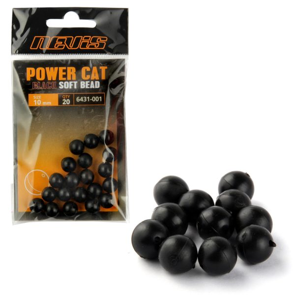 Nevis Black PVC Bead for Catfishing 10mm